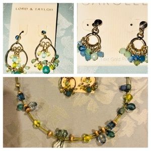 Carolee Lord & Taylor necklace earrings NEW!